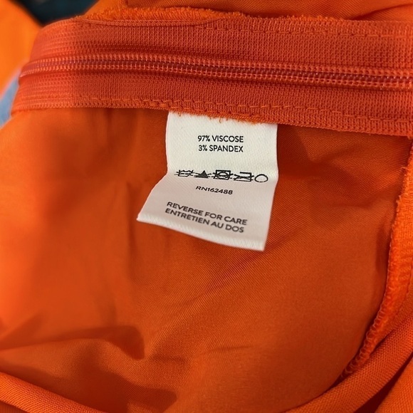 LITA by Ciara Tie Front Jumpsuit Cherry Tomato - Picture 5 of 6